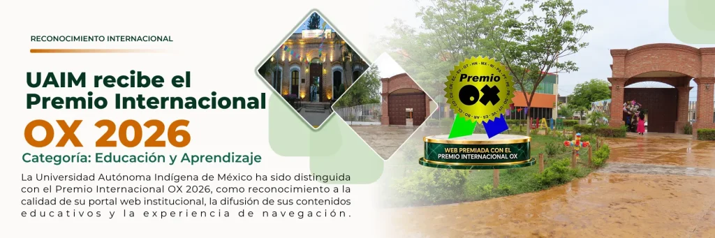 UAIM recibe el Premio Internacional OX 2026 en Educación y Aprendizaje