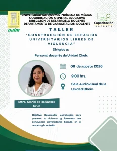 Construcción de Espacios Universitarios Libres de Violencia Choix_resultado